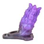 5.1 Inch Purple Strap On Tentacle Cock Sleeve Silicone Penis Cover - Image 2