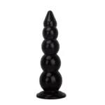 8.5/11.5/14.5 Inch Tapered Tip Girth Beaded Anal Dildo Plug