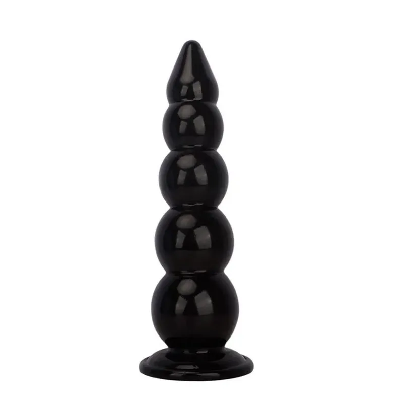 Tapered Tip Girth Beaded Anal Dildo Plug (1) 8.5/11.5/14.5 Inch Tapered Tip Girth Beaded Anal Dildo Plug - Image 1