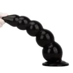 8.5/11.5/14.5 Inch Tapered Tip Girth Beaded Anal Dildo Plug - Image 5