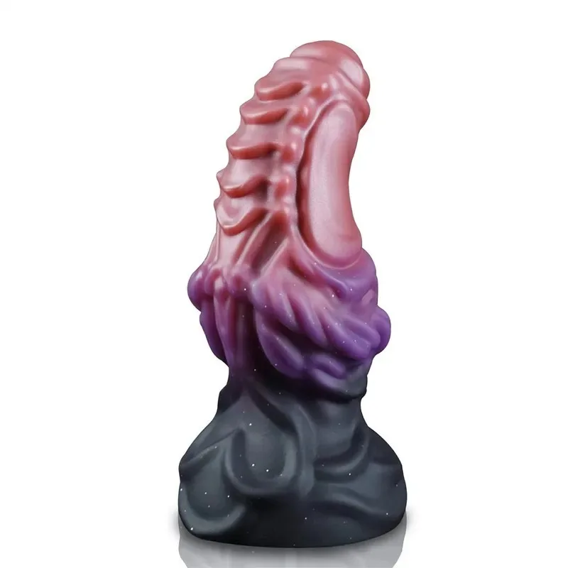Thick Fantasy Dragon Dildo Silicone Knot Anal Plug (12) 6.5/8.5 Inch Thick Fantasy Dragon Dildo Silicone Knot Anal Plug - Image 1