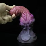 6.5/8.5 Inch Thick Fantasy Dragon Dildo Silicone Knot Anal Plug - Image 3