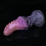 6.5/8.5 Inch Thick Fantasy Dragon Dildo Silicone Knot Anal Plug - Image 4