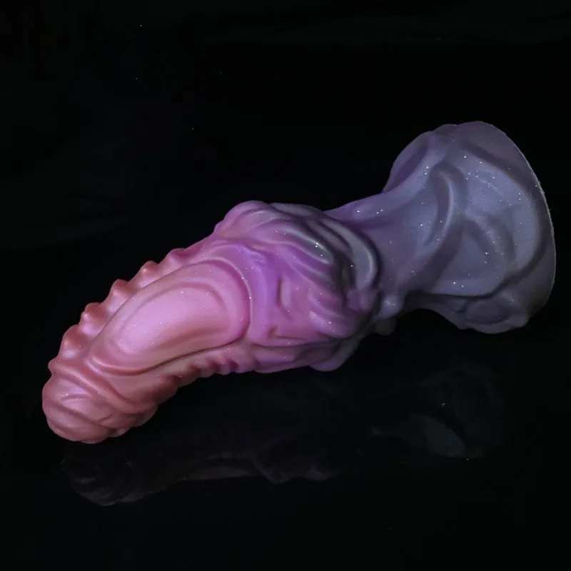 Thick Fantasy Dragon Dildo Silicone Knot Anal Plug (9) 6.5/8.5 Inch Thick Fantasy Dragon Dildo Silicone Knot Anal Plug - Image 4