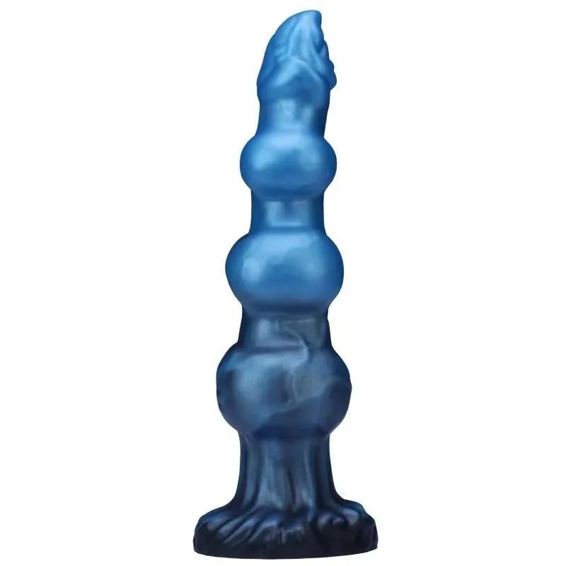 Triple Knots Dildo Silicone Fantasy Anal Plug (10) 7.5/8.5/10.5 Inch Triple Knots Dildo Silicone Fantasy Anal Plug - Image 3