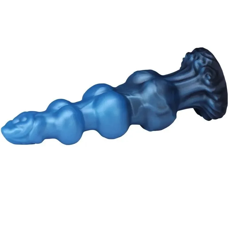 Triple Knots Dildo Silicone Fantasy Anal Plug (13) 7.5/8.5/10.5 Inch Triple Knots Dildo Silicone Fantasy Anal Plug - Image 6