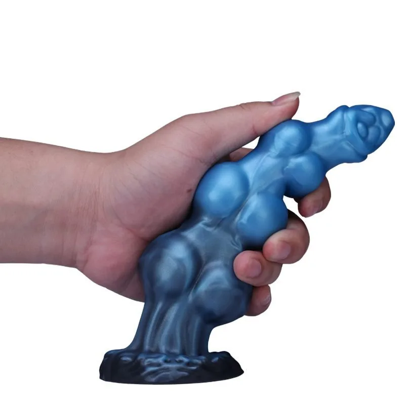 Triple Knots Dildo Silicone Fantasy Anal Plug (6) 7.5/8.5/10.5 Inch Triple Knots Dildo Silicone Fantasy Anal Plug - Image 5