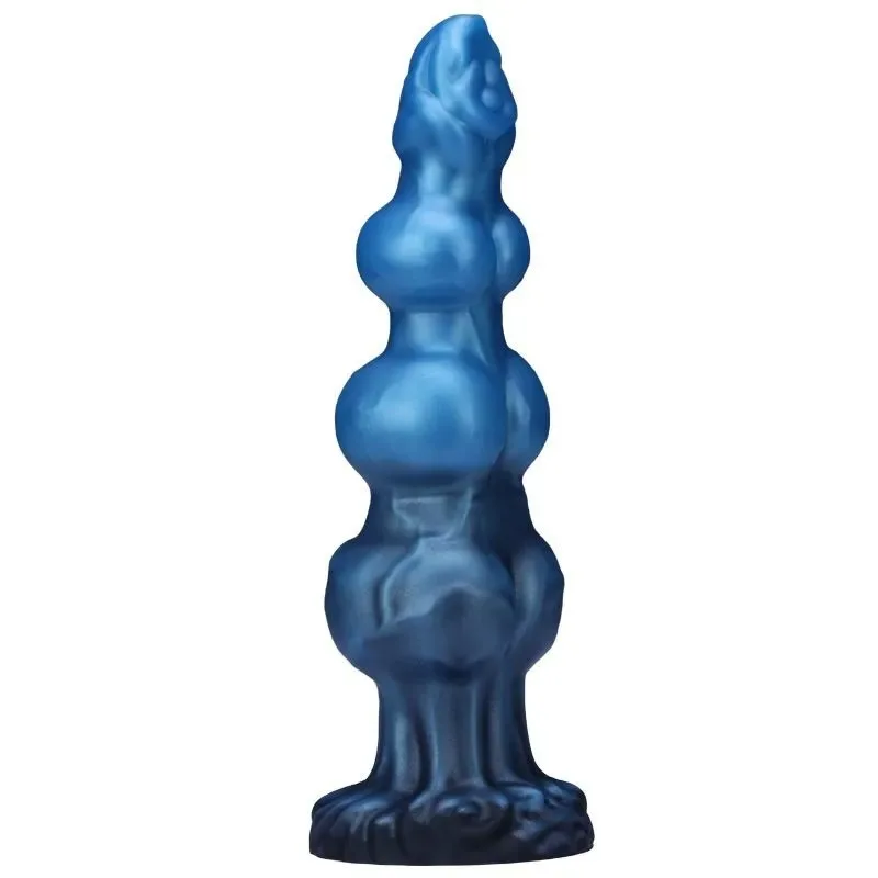 Triple Knots Dildo Silicone Fantasy Anal Plug (9) 7.5/8.5/10.5 Inch Triple Knots Dildo Silicone Fantasy Anal Plug - Image 2