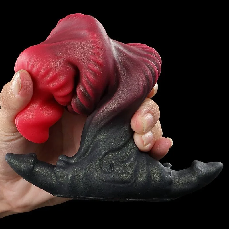 Wearable Soft Silicone Spiral Groove Butt Plug (3) 4.5/5.5/6.5/7.5 Inch Wearable Soft Silicone Spiral Groove Butt Plug - Image 5