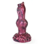 8.5 IN Dildo With A Knot Silicone Dog Cock Toy - Image 2