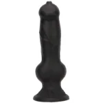 7/7.5/9.5/10/13 Inch Black Knotted Dog Dildo Big Animal Penis