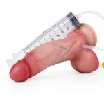 7.2 IN Ejaculating and Inflatable Real Skin Feel Silicone Dildo - Image 8