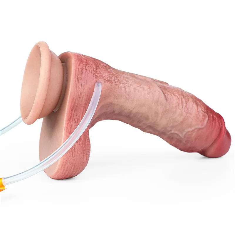 inflatable dildo (14) 8.1 IN Ejaculating and Inflatable Silicone Dildo Squirting Penis Toy - Image 9