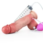 7.8 IN Ejaculating and Inflatable Real Looking Penis Dildo - Image 7