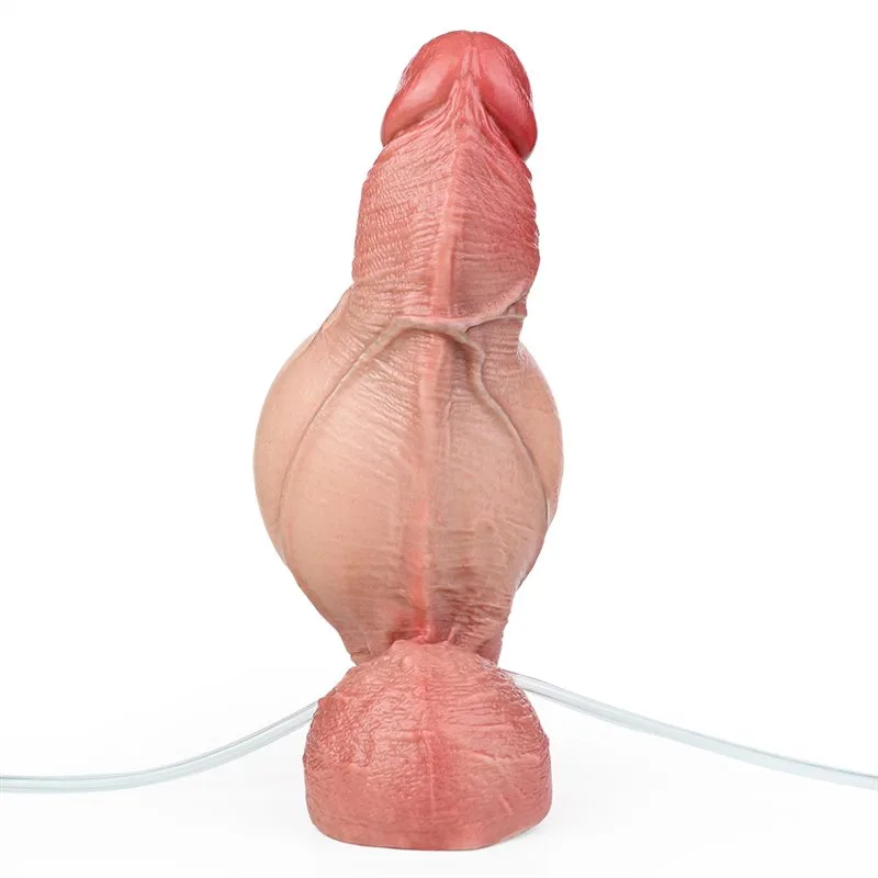 inflatable dildo (18) 7.8 IN Ejaculating and Inflatable Real Looking Penis Dildo - Image 3