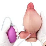 5.7 IN Short Thickness Ejaculating and Inflatable Real Life Dildo - Image 2