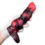6/7 IN Vibrating Tentacle Knot Cock Sleeve Silicone Exotic Penis Sheath - Image 7