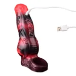 6/7 IN Vibrating Tentacle Knot Cock Sleeve Silicone Exotic Penis Sheath - Image 4