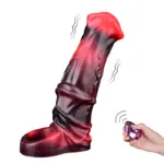 6/7.2 IN Vibrating Horse Cock Sleeve Fantasy Silicone Penis Sheath