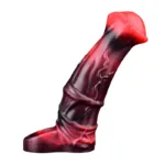 6/7.2 IN Vibrating Horse Cock Sleeve Fantasy Silicone Penis Sheath - Image 5