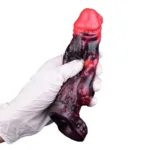6 IN Remote Control Dragon Cock Sleeve Vibrating Knot Penis Extender - Image 8