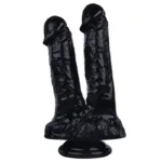 8 IN Suction Cup Double Mushroom Head Dildo - Image 6