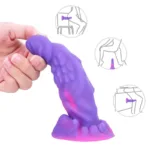 6 IN Small Purple Snake Dildo for Beginner - Image 5