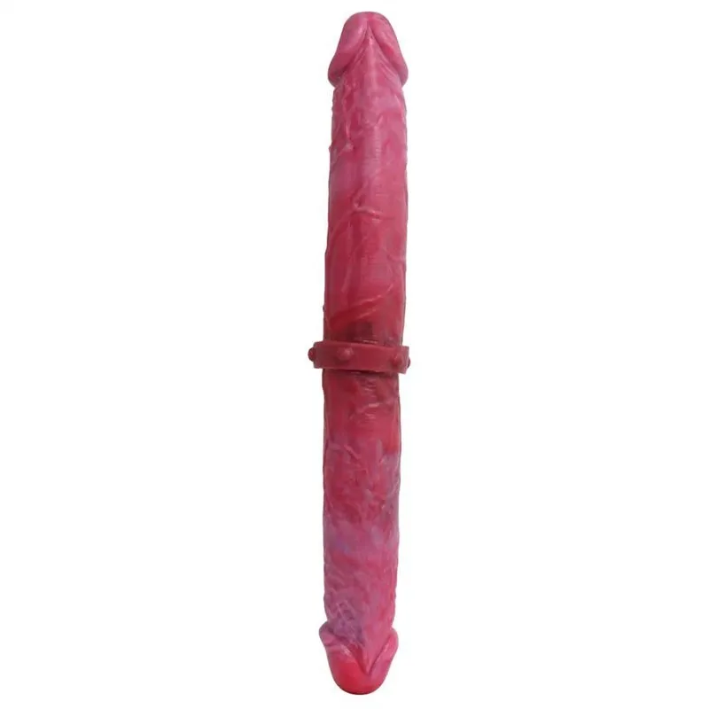 Realistic Double Ended Dildo (1) 13.5 IN Soft Double Penis Dildo for Couples - Image 1