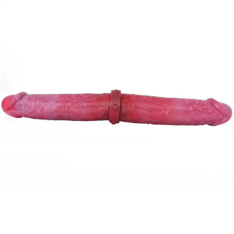 Realistic Double Ended Dildo (2) 13.5 IN Soft Double Penis Dildo for Couples - Image 3