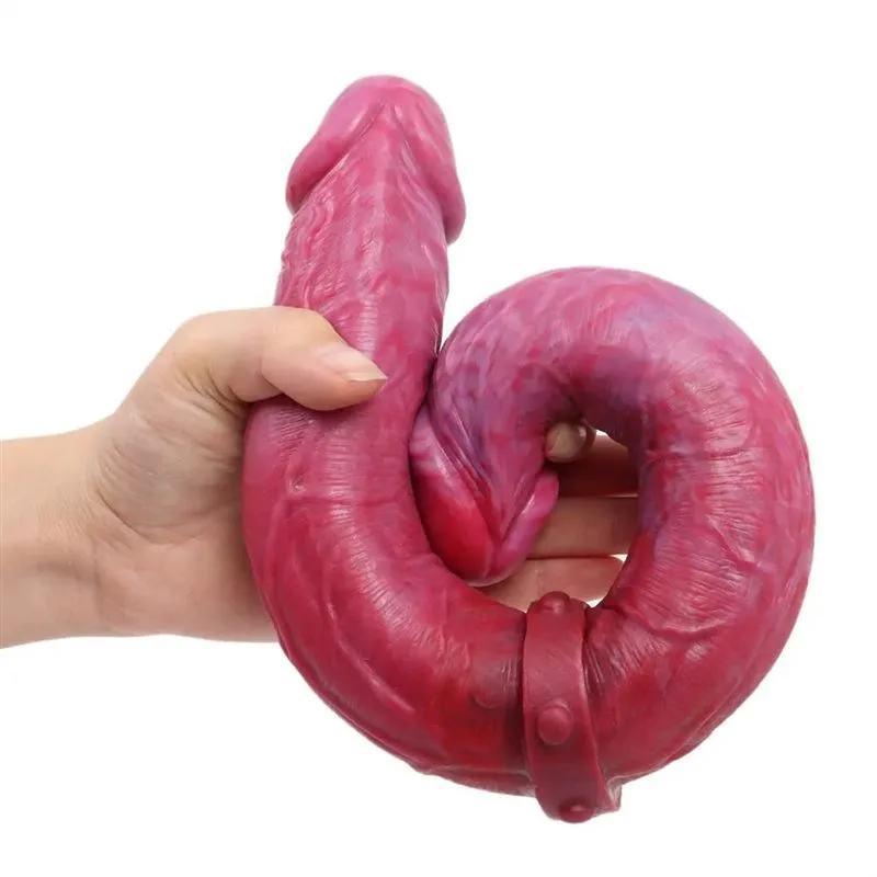 Realistic Double Ended Dildo (5) 13.5 IN Soft Double Penis Dildo for Couples - Image 6