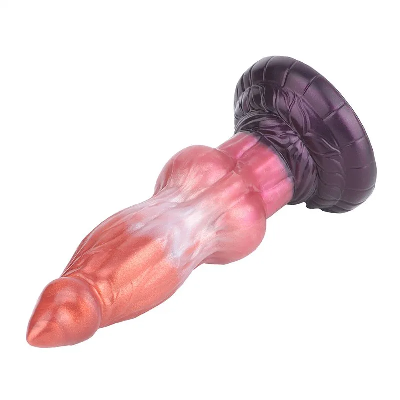 big dog knot dildo (23) 8 Inch Fantasy Dog Knot Dildo Suction Cup Silicone Animal Sex Toy - Image 6