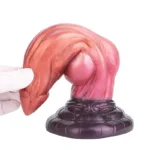 8 Inch Fantasy Dog Knot Dildo Suction Cup Silicone Animal Sex Toy - Image 5